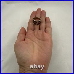 RARE James Avery Spring Blossom STERLING SILVER BAND RING SIZE 7.5