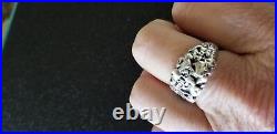 RARE! James Avery Textured Dimensional Nugget Ring Circa 80's NICE