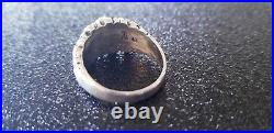 RARE! James Avery Textured Dimensional Nugget Ring Circa 80's NICE