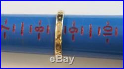 RARE RETIRED James Avery 14k Yellow Gold Cross Stacked Ring Size 8.5