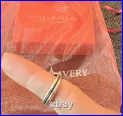 RARE RETIRED James Avery Sterling silver 925 Knot Band Ring Size 5.5 5.4g