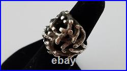 RARE RETIRED James Avery Tree Branch Openwork Dome Ring Sterling Silver Size 5