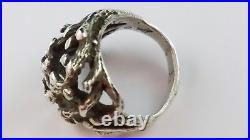 RARE RETIRED James Avery Tree Branch Openwork Dome Ring Sterling Silver Size 5