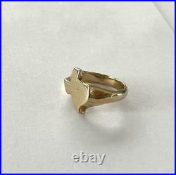 RARE Retired JAMES AVERY 14K Yellow Gold STATE OF TEXAS Ring Sz 6