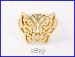 RARE Retired James Avery 14K Open Butterfly Ring Size 9