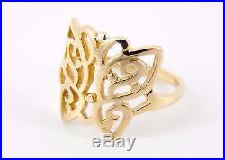 RARE Retired James Avery 14K Open Butterfly Ring Size 9