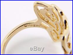 RARE Retired James Avery 14K Open Butterfly Ring Size 9