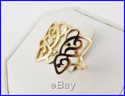 RARE Retired James Avery 14K Open Butterfly Ring Size 9