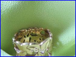 RARE Retired James Avery 14k Gold St Francis Assisi Animals Ring, Free S/H