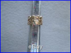 RARE Retired James Avery 14k Gold St Francis Assisi Animals Ring, Free S/H