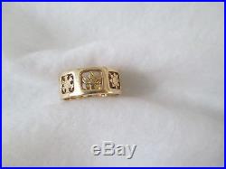 RARE, Retired James Avery 14k Yellow Gold FOUR (4) SEASONS Ring