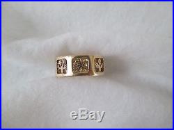 RARE, Retired James Avery 14k Yellow Gold FOUR (4) SEASONS Ring