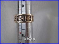 RARE, Retired James Avery 14k Yellow Gold FOUR (4) SEASONS Ring