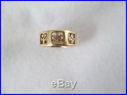 RARE, Retired James Avery 14k Yellow Gold FOUR (4) SEASONS Ring