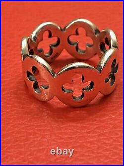 RARE Retired James Avery Eternity Crosses Ring Size 8 Sterling Silver