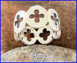 RARE Retired James Avery Eternity Crosses Ring Size 9 Sterling Silver