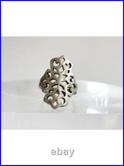 RARE Retired James Avery Latice Openwork Sterling Silver 925 Vintage Ring 7.25