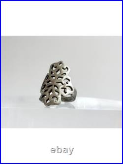 RARE Retired James Avery Latice Openwork Sterling Silver 925 Vintage Ring 7.25