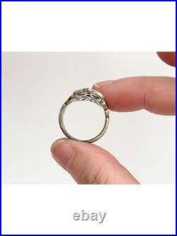 RARE Retired James Avery Latice Openwork Sterling Silver 925 Vintage Ring 7.25