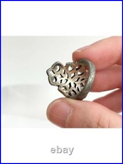 RARE Retired James Avery Latice Openwork Sterling Silver 925 Vintage Ring 7.25