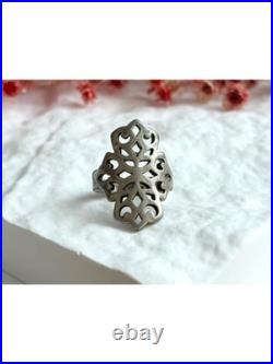 RARE Retired James Avery Latice Openwork Sterling Silver 925 Vintage Ring 7.25 RARE Retired James Avery Latice Openwork Sterling Silver 925 Vintage Ring 7.25