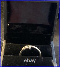 RARE Retired James Avery Sterling Silver Nail Ring Size 6 3/4