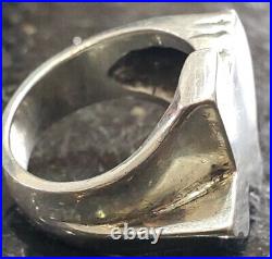 RARE XL Retired James Avery Sterling Silver Texas Ring Size 9 15.9 grams