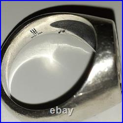 RETIRED JAMES AVERY 14k GOLD AND STERLING SILVER ALPHA OMEGA RING SIZE 10