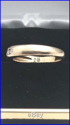 Retired James Avery Debra. 15ctw Diamond Yellow Gold Wedding Ring Band