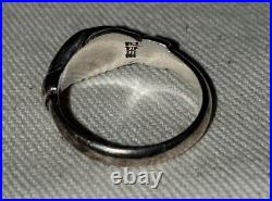 RETIRED JAMES AVERY STERLING SILVER CLASPED HANDS ENGAGEMENT RING SIZE 6.5 vafo