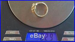 RETIRED James Avery 14k Yellow Gold Original Lover's Knot Ring Size 7.25