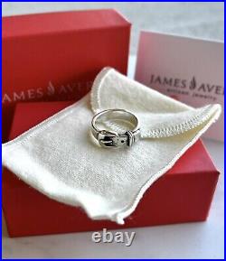 RETIRED James Avery Buckle Ring Sterling Silver Size 6