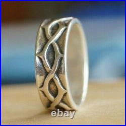 RETIRED James Avery Crown of Thorns Ring Sterling Silver Size 8