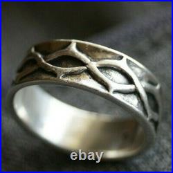 RETIRED James Avery Crown of Thorns Ring Sterling Silver Size 8