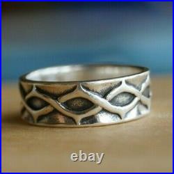 RETIRED James Avery Crown of Thorns Ring Sterling Silver Size 8