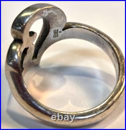 RETIRED James Avery Joy Of My Heart Ring Sterling Silver And 14k Gold (RK-383)