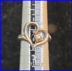RETIRED James Avery Joy Of My Heart Ring Sterling Silver And 14k Gold (RK-383) RETIRED James Avery Joy Of My Heart Ring Sterling Silver And 14k Gold (RK-383)