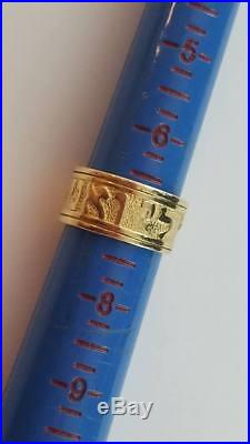RETIRED James Avery Lady's Song of Solomon 14k Yellow Gold Band Ring Size 7