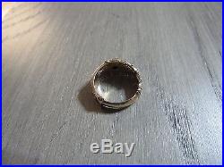 RETIRED James Avery MARTIN LUTHER INR 14K Gold 585 Ring Size 6.5 Ring
