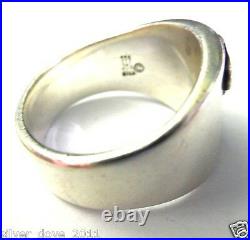 RETIRED James Avery Ring with Key Wide Band Ring in Original JA Box Size 5.75