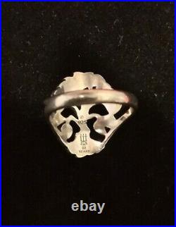 RETIRED James Avery Sterling Silver 60th Anniversary Tree of Life Ring Sz 6