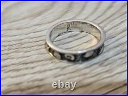 RETIRED James Avery Sterling Silver Beach Ocean Seashells Ring Size 7