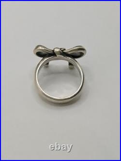 RETIRED James Avery Sterling Silver Sz 5.5 Bow Ring
