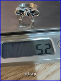 RETIRED James Avery Sterling Silver Sz 5.5 Bow Ring RETIRED James Avery Sterling Silver Sz 5.5 Bow Ring