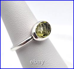 RETIRED & RARE James Avery Isabella Cushion Cut Lemon Quartz Sterling Ring 6.5
