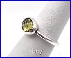 RETIRED & RARE James Avery Isabella Cushion Cut Lemon Quartz Sterling Ring 6.5