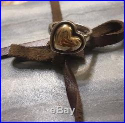 RETIRED/Rare James Avery Beloved Heart Ring 7.5