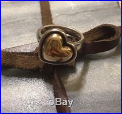 RETIRED/Rare James Avery Beloved Heart Ring 7.5