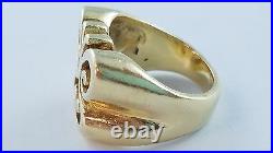 RETIRED Vintage James Avery 14k Yellow Gold Open Spring Butterfly Ring Sz 3