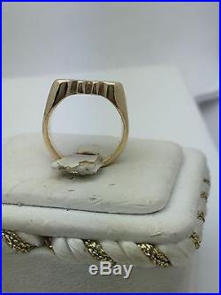 RETIRED Vintage James Avery 14k Yellow Gold Open Spring Butterfly Ring Sz 5